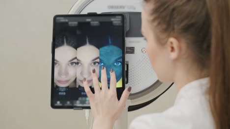 smart ai digital skin analysis facial imaging system for beauty salon