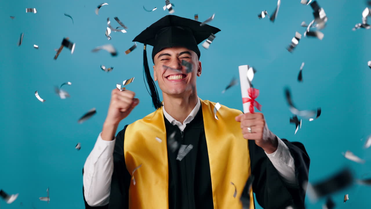 Celebrating Graduation with Confetti