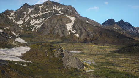 cordillera con nieve
