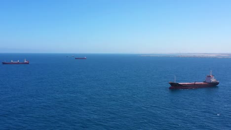 ships at sea