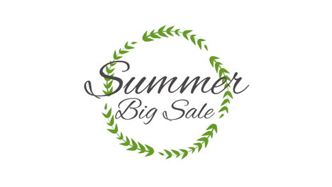 Summer-Big-Sale-with-retro-green-leafs-in-circle