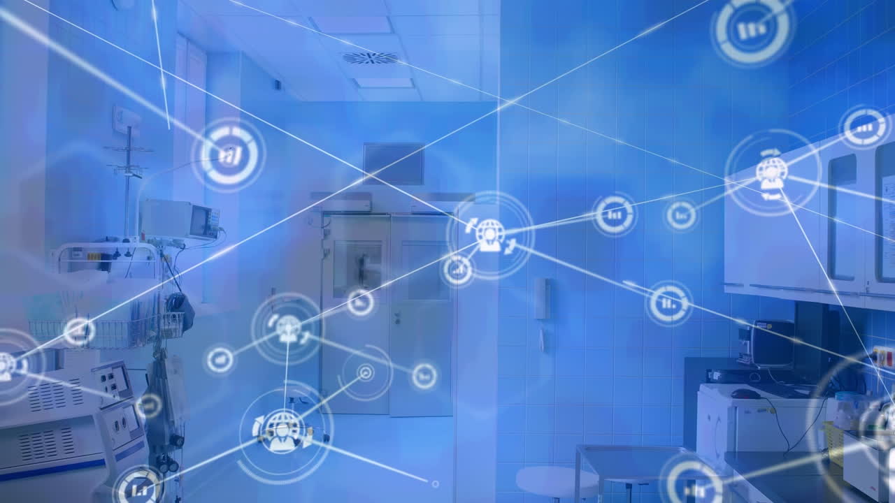 animación de la red de conexiones sobre los cirujanos arruinados