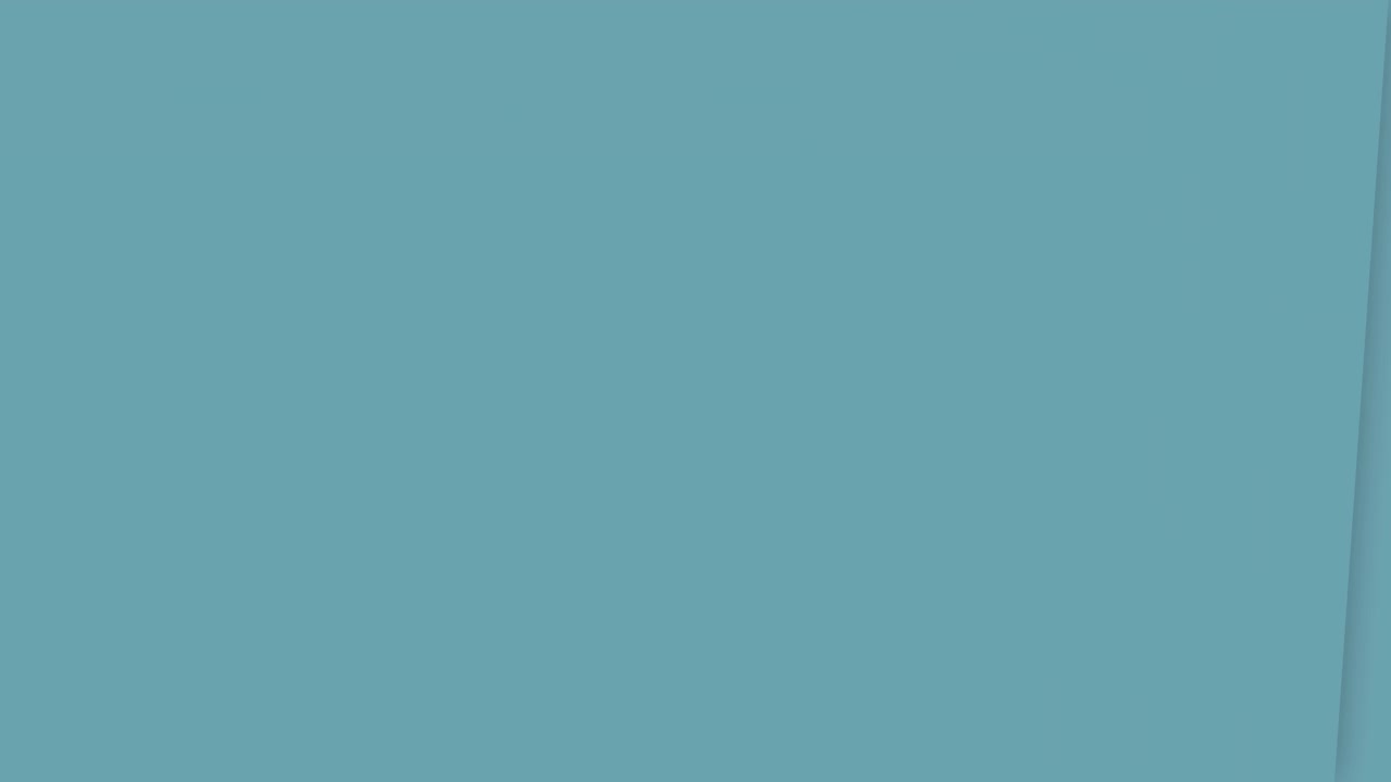 Abstract Geometric Transition with Sliding Teal Panels