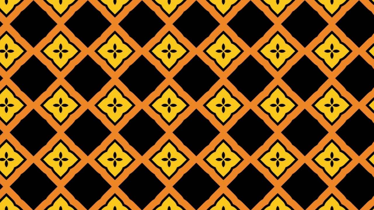 Abstract background animation multicolored trend seamless tile pattern