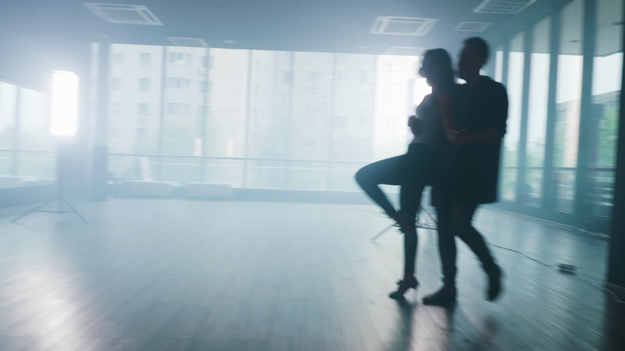 Dancing Couple in Studio