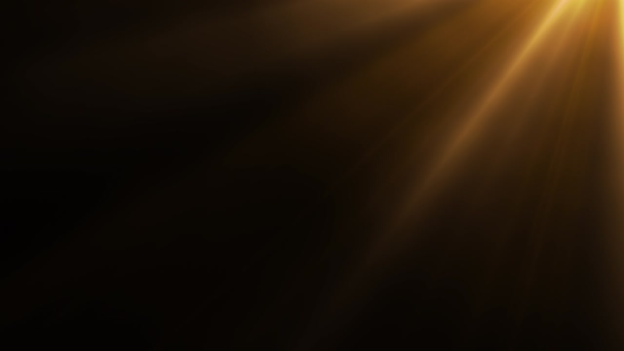 Golden light rays