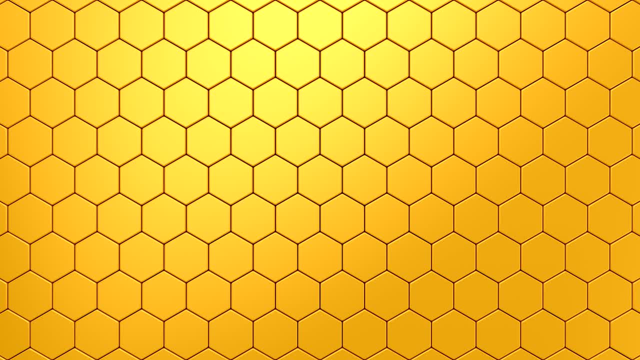 육각형은 파동을 형성합니다.