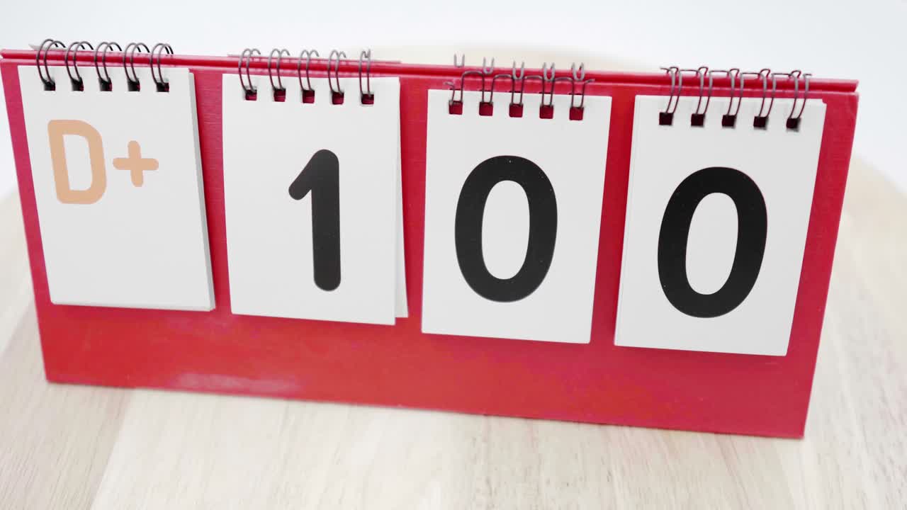 calendario del día d - calendario de cuenta regresiva