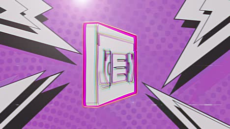 vhs cassette de arte pop