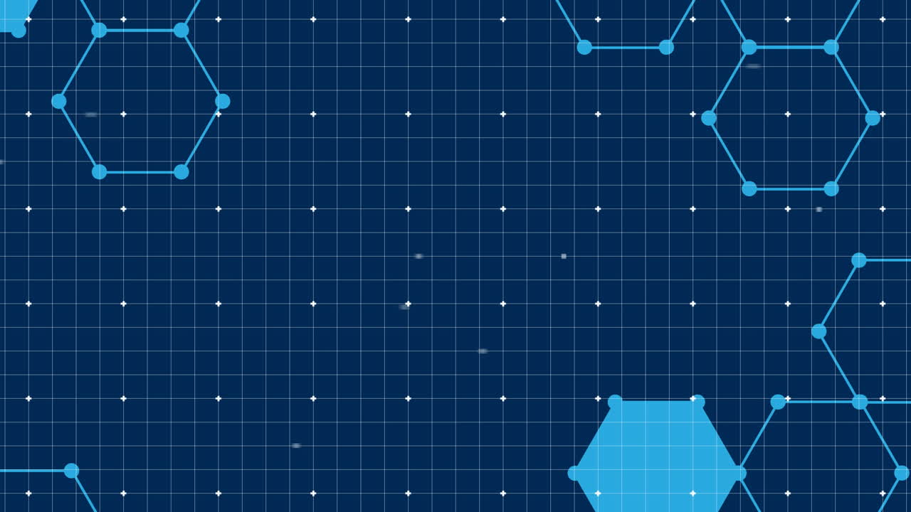Animation of spots moving over chemical formula