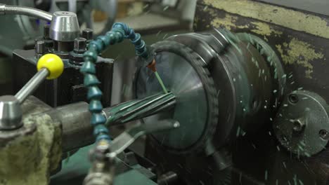 engineering an alloy sprocket through a reaming process on a lathe machine with great precision