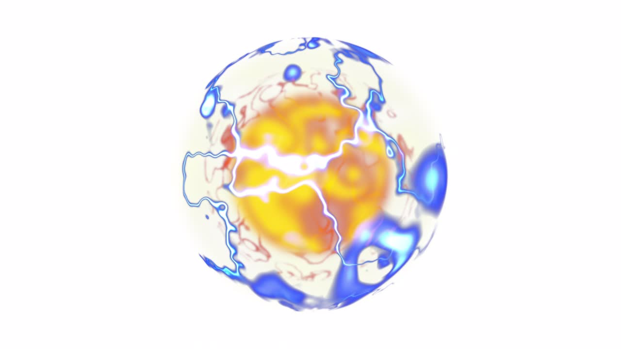 애니메이션 추상적인 다채로운 마법 구