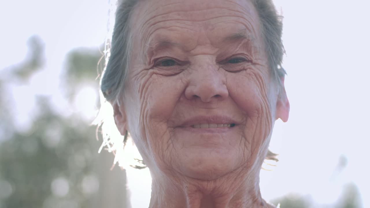 Portraits of an elderly woman
