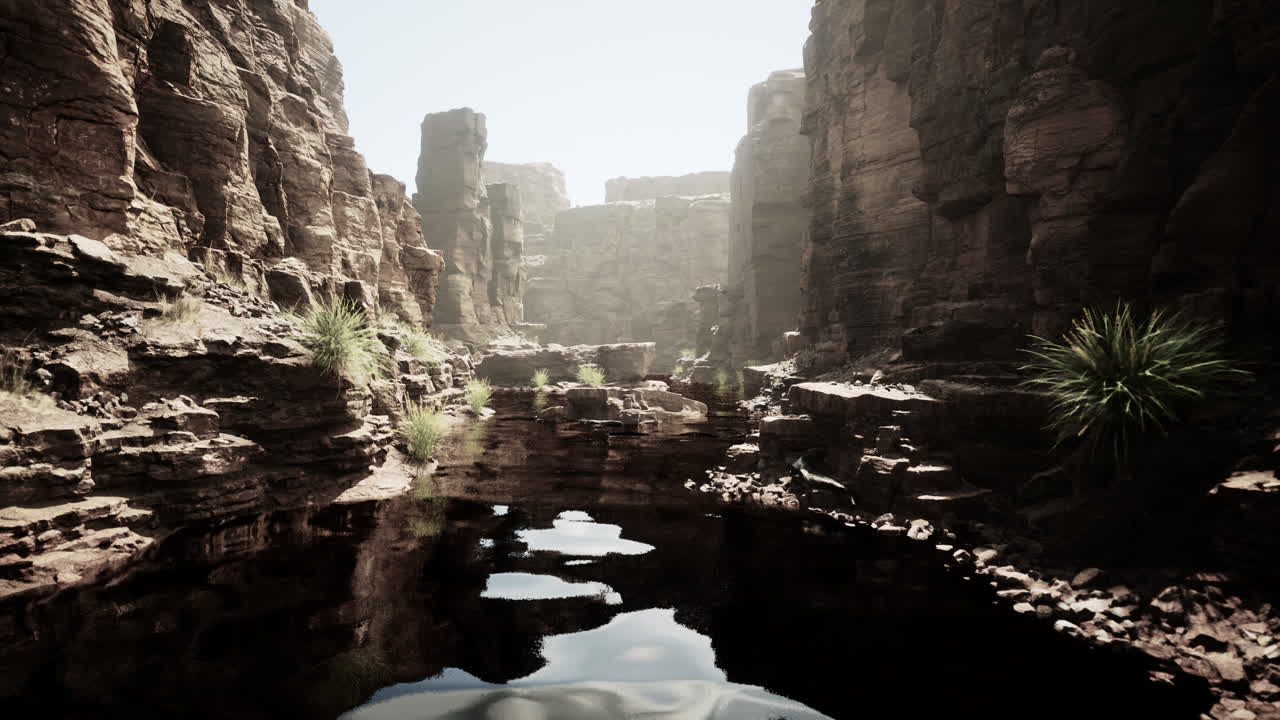 el río colorado con hermosas paredes de piedra arenisca y cañones