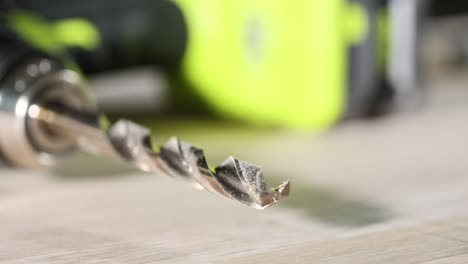 Close-up of a drill bit
