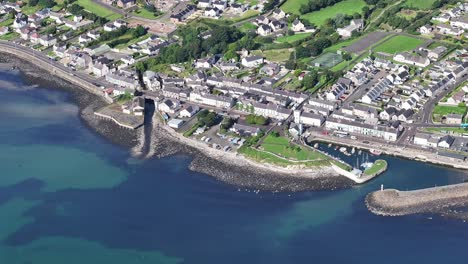 carnlough on the antrim coast road in northern ireland