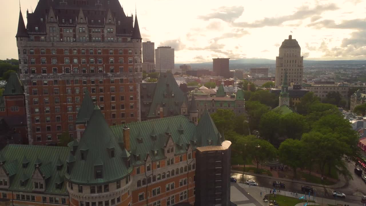 fly at Chateau Frontenac in Canada