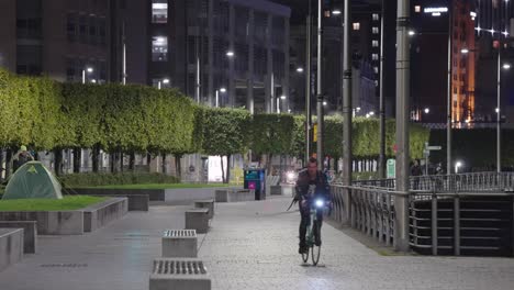 city resident exercising, passing vehicle traffic, waterfront location