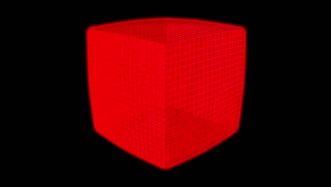 3d cube explosion