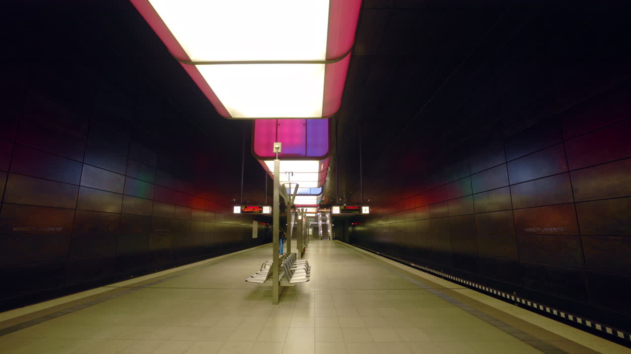 Modern Subway Station Interior
