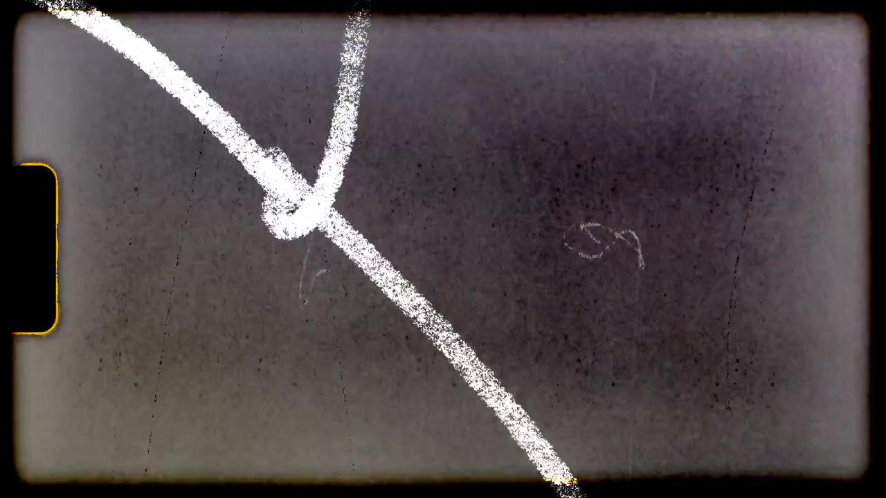 Sobreposição de Moldura de Filme 16mm Vintage com Poeira e Arranhões