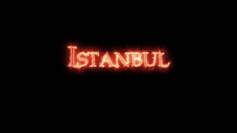 estambul escrito con fuego. bucle