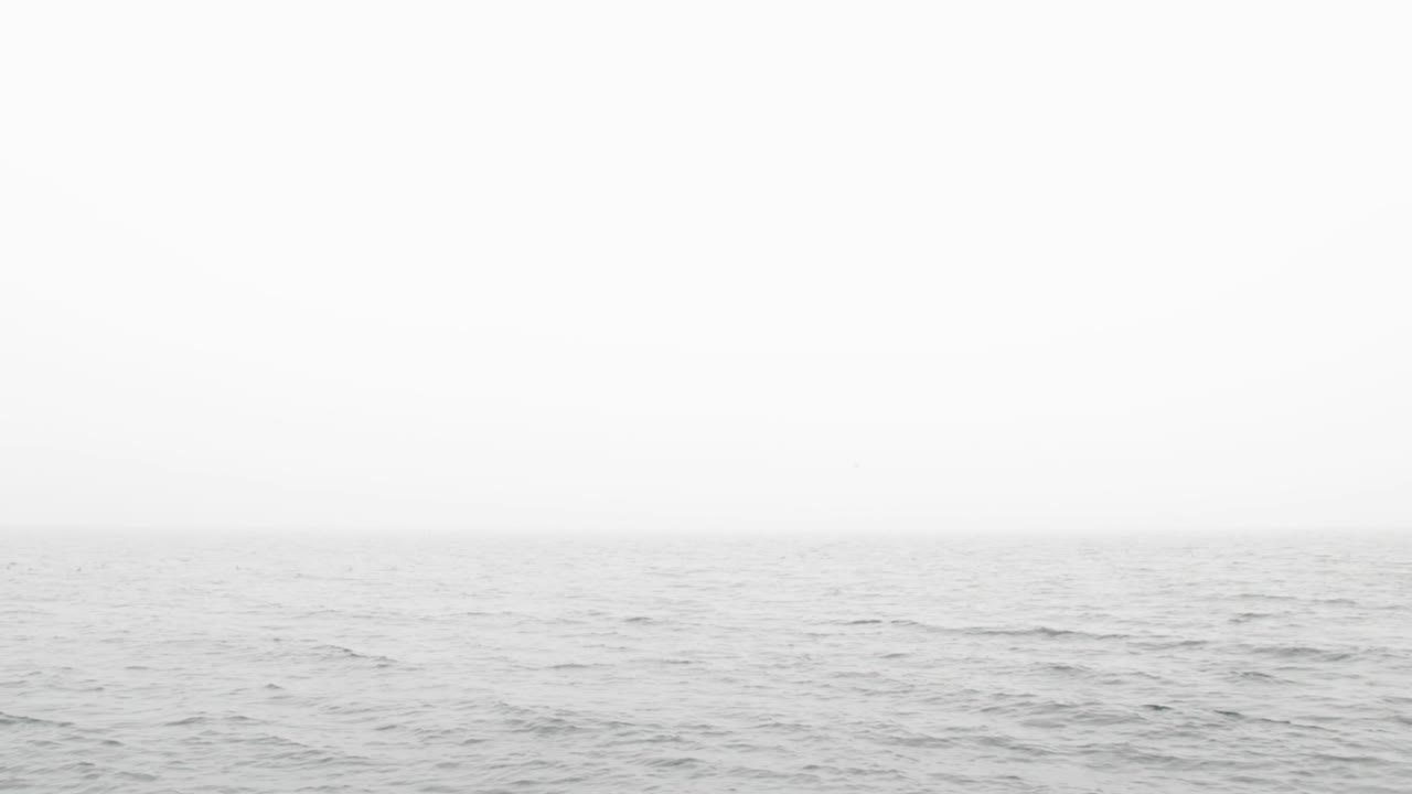 Lake Ontario on a foggy mysterious day