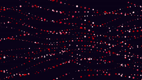 Colorful-dots-pattern-in-rows-on-dark-space