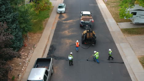 Road-having-cracks-repaired