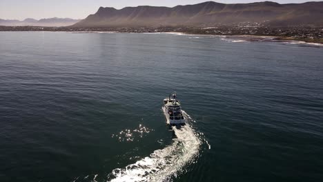 motor vessel sailing off the coast of south africa