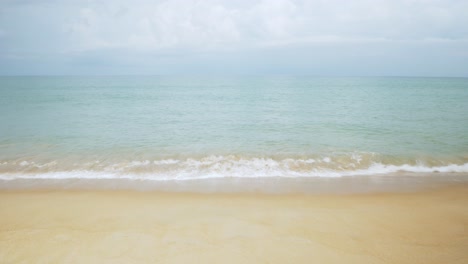 natural sea wave water with foam on the