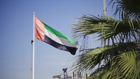 bandera de los emiratos árabes unidos