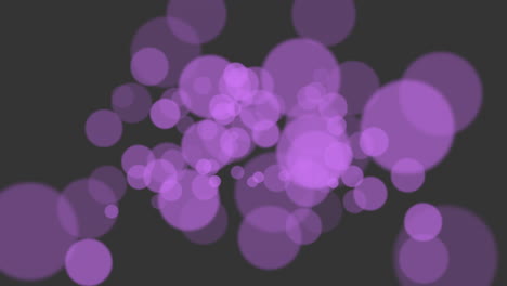 Mysterious-floating-purple-circles-on-a-black-background