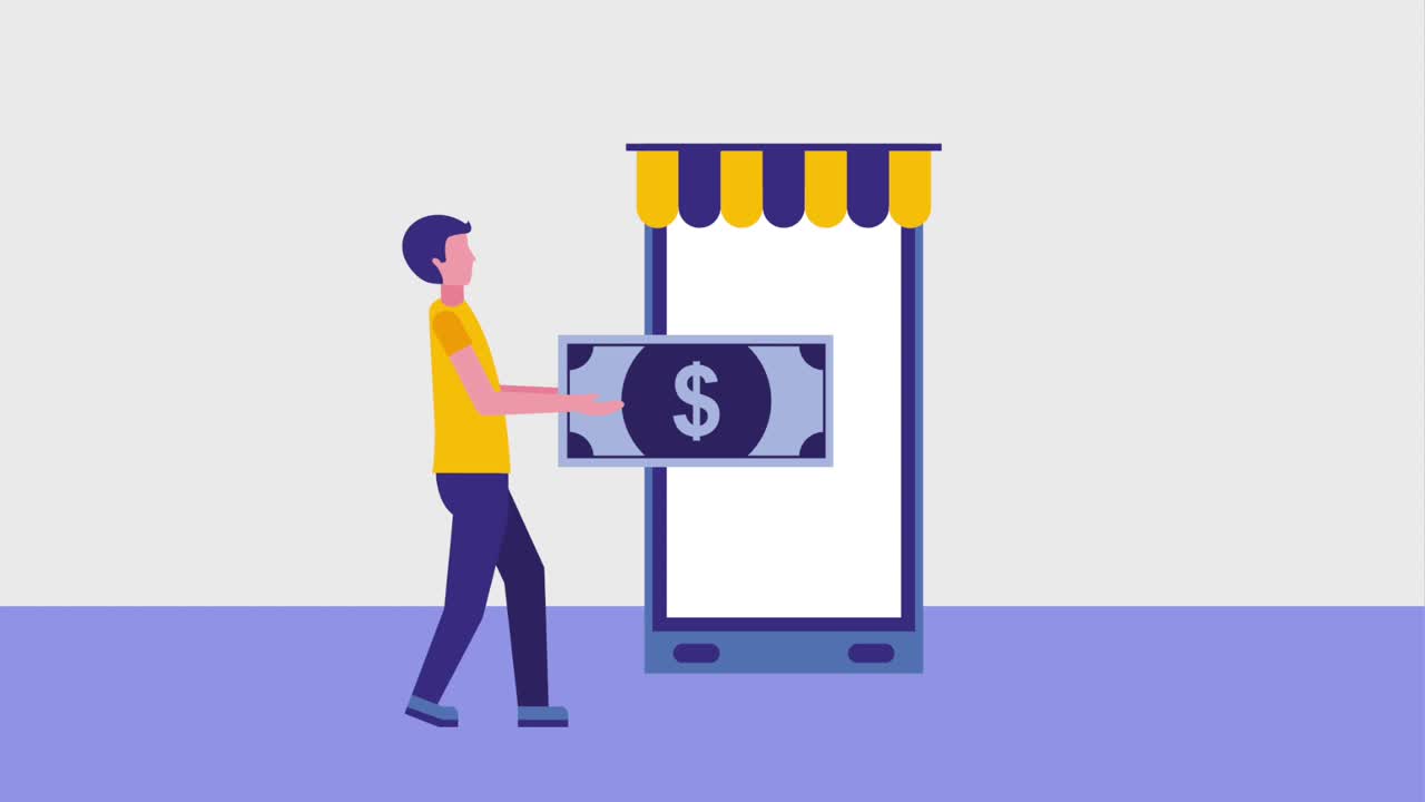 animación de personas y negocios