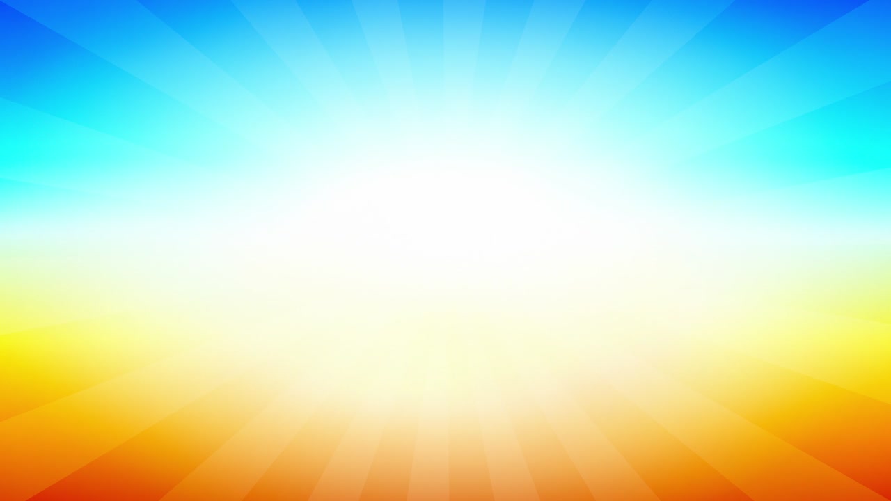 Vintage abstract orange blue background with Sunlight beams