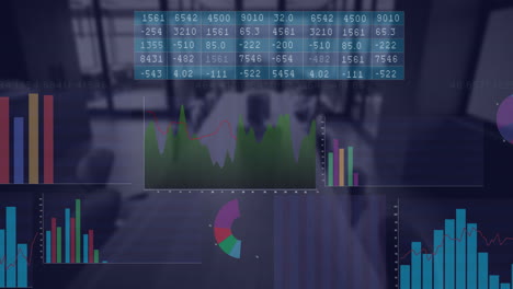 Animation-of-financial-data-processing-over-empty-office