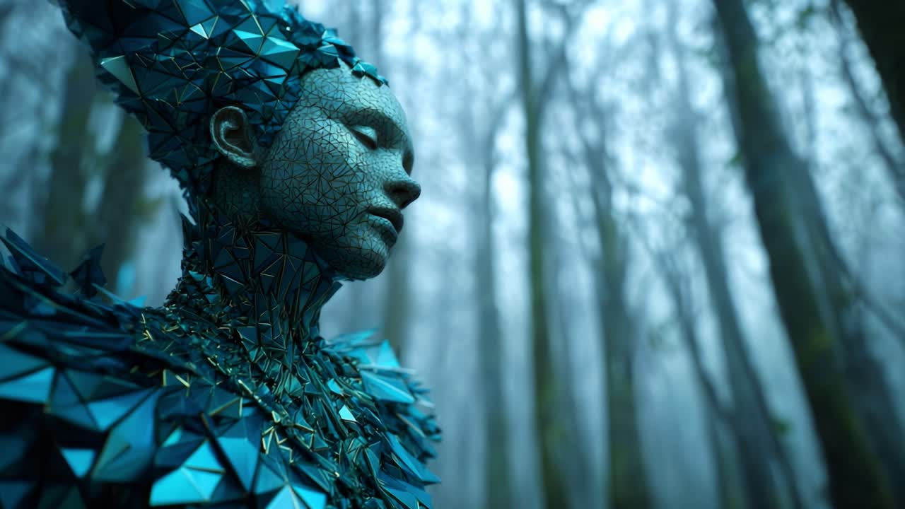 Fantasy Woman in a Forest