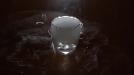 water-with-dry-ice-in-a-glass