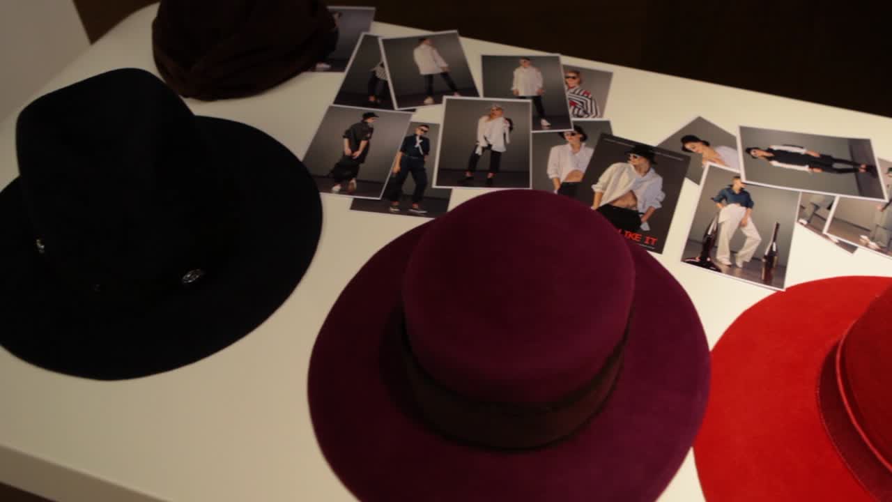 패션 쇼: 모자와 옷