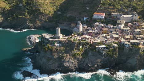 incredible cliffs of cinque terre in vernazza, italy