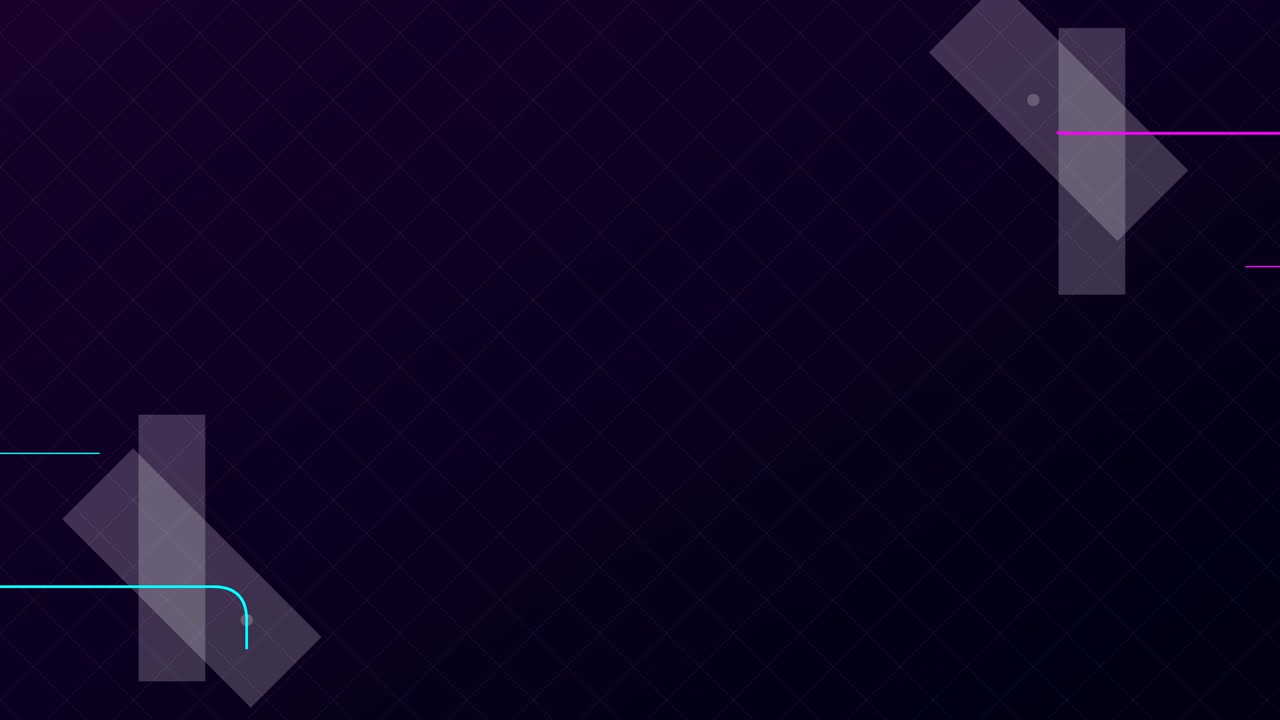 Abstract Motion Graphics Background with Geometric Shapes and Lines