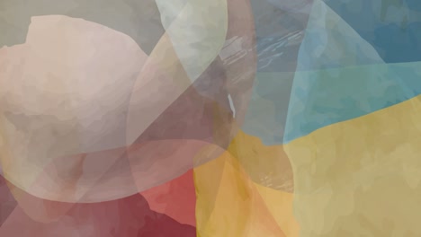 patrón de bucle sin costuras con composiciones minimalistas abstractas de manchas de acuarela pintadas a mano en un fondo claro para su diseño. movimiento gráfico 4k