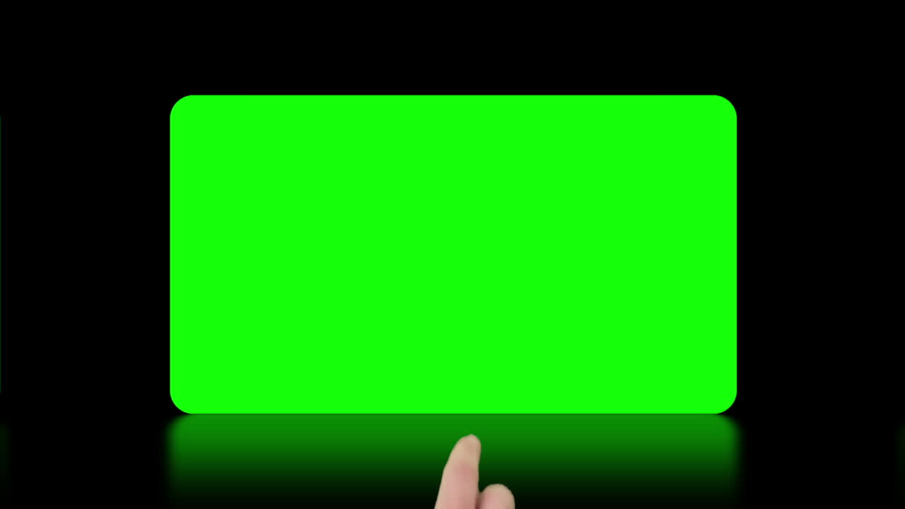 desplazamiento a mano a través y empujando en los espacios de copia