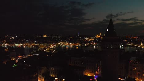 galata tower in istanbul turkey