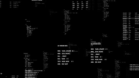 fondo digital abstracto con flujo de datos. textura tecnológica con código de programación en un ciberespacio.