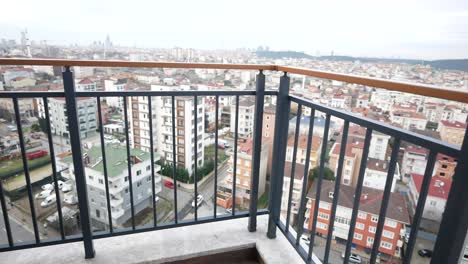 vista de la ciudad desde el balcón