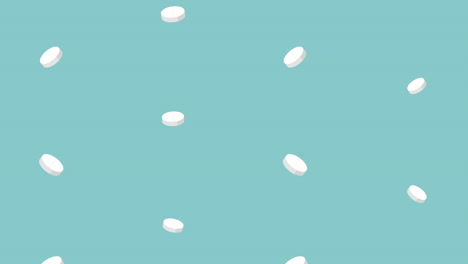 patrón de pastillas blancas