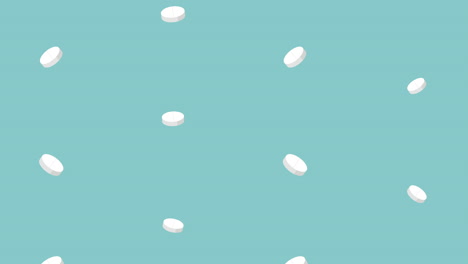 white pills pattern