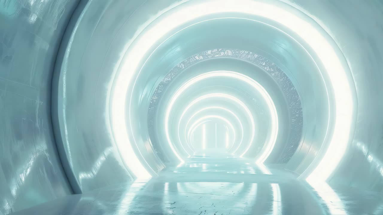 미래의 빛 터널