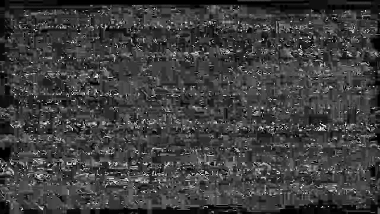 Rumore Statico Televisivo Astratto in Bianco e Nero